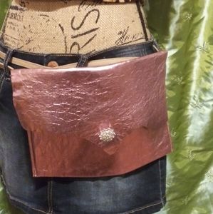 Handmade pink Clutch